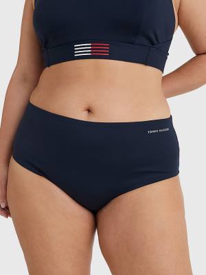 Ženske Tommy Hilfiger Curve TH Flex Bikini Bottoms Kupaći Kostimi Plava | TH871IFW