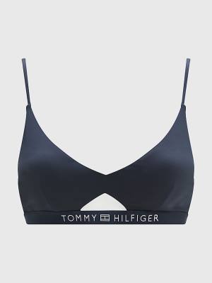 Ženske Tommy Hilfiger Logo Waistband Bikini Bralette Kupaći Kostimi Plava | TH852TMH